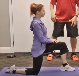 90-90 hip flexor Stretch- lower back pain relief exercises
