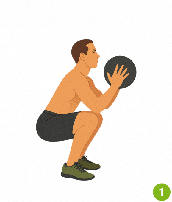 Squat Toss - Medicine Ball Circuit