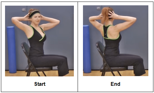 Chair Rotation- Neck and Shoulder Pain-relieving Exercises