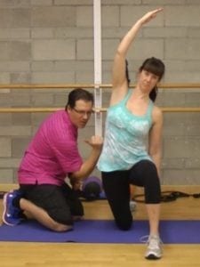 90-90 Hip Flexor Stretch with Side Bend