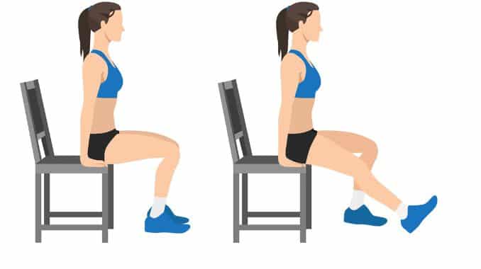 Heel Taps- exercises for mid section