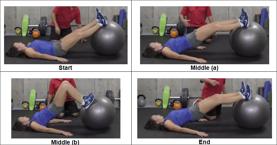 Hamstring Curl With a Ball