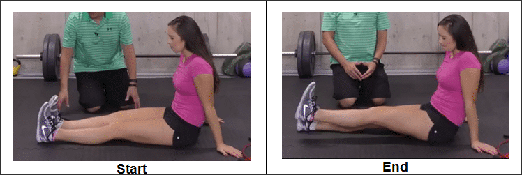 Seated Leg Lifts - eliminate knee pain