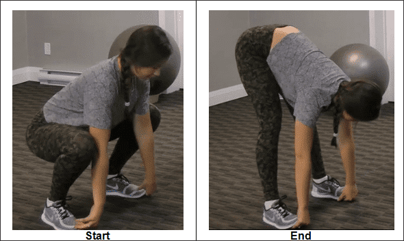 Deep Squat Into a Forward Fold Stretches To Loosen Up Your Hamstrings
