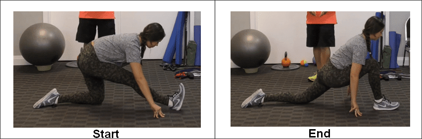 Rocking Half Lunge Stretches To Loosen Up Your Hamstrings