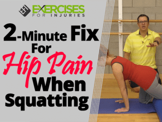 2-Minute Fix for Hip Pain When Squatting