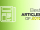 Best Articles for 2016