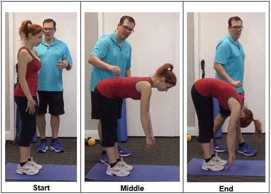 Forward Fold - best hip stretches for pain relief