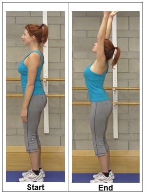 Standing Back Arch-back pain relief stretches