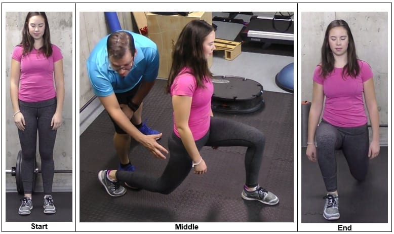 Front Lunge - most effective knee strengthening exercises