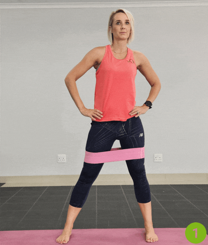 Monster Band Shuffle - How to Strengthen Hips
