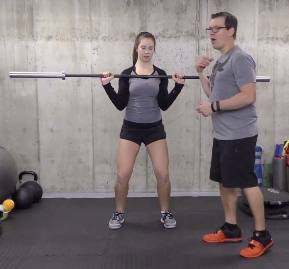 Rest the Bar Away From the Shoulders and Chest