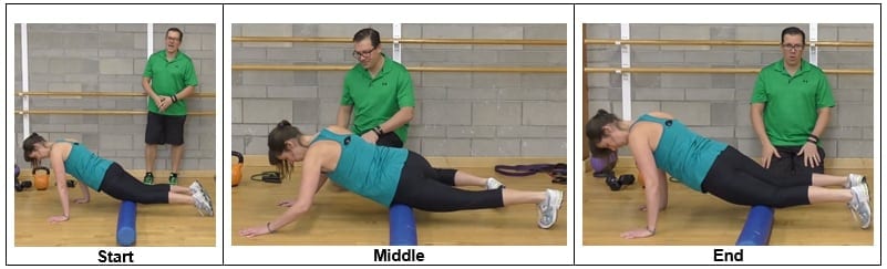Self-massage of the Quads - knee popping