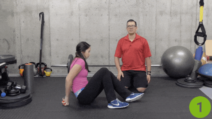 Calf Smash With a Ball- best stretches for knee pain