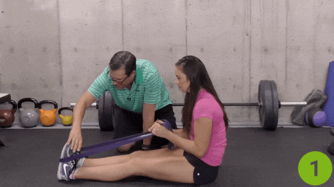 Toe Pulls With Band