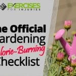 The Official Gardening Calorie-burning Checklist
