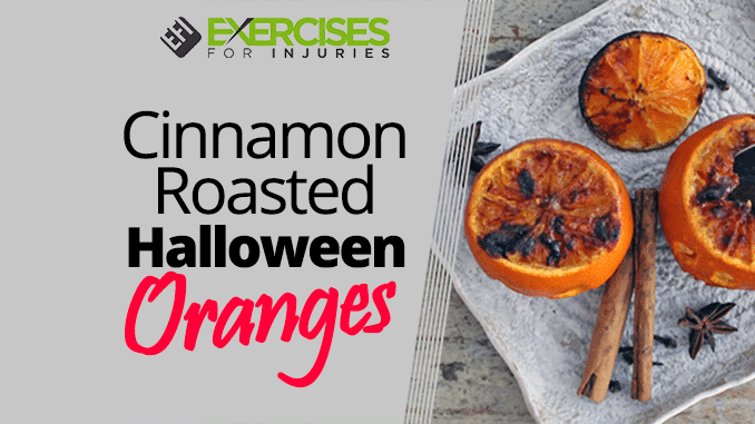 Cinnamon Roasted Halloween Oranges