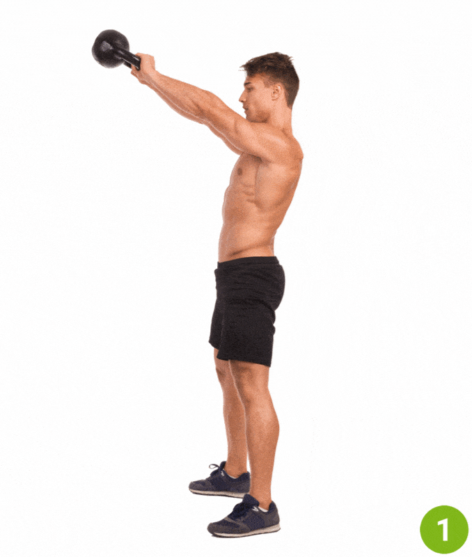 Kettlebell Swing - Kickboxing Circuit Training