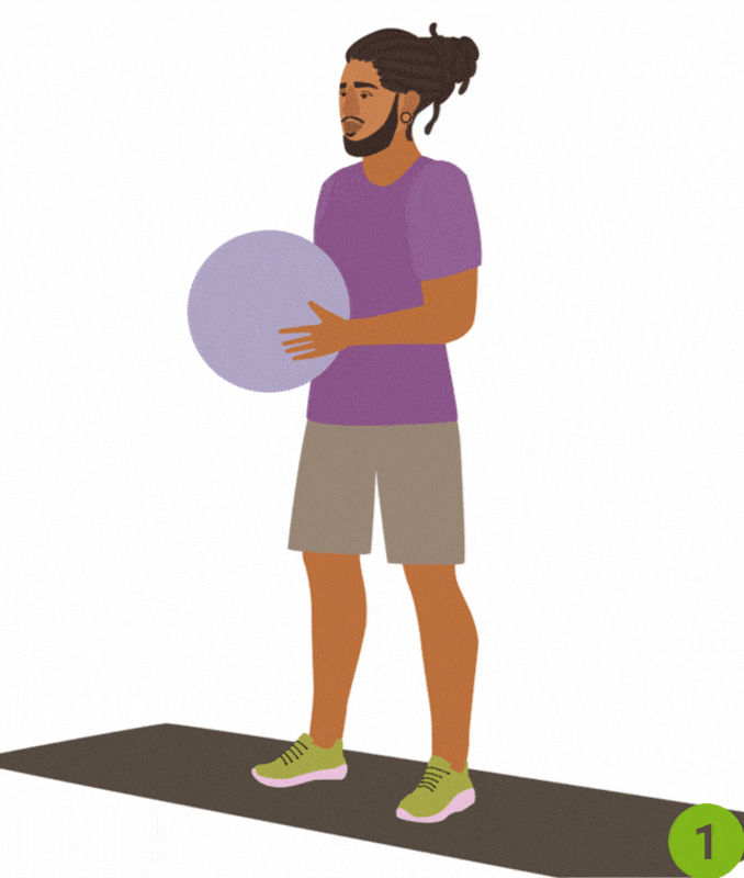 Medicine Ball Slam - Kickboxing Circuit Training