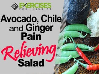 Avocado Chile and Ginger Pain Relieving Salad