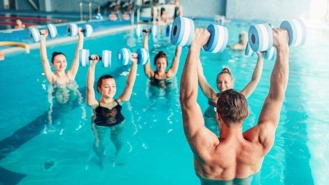 Aqua-aerobics-healthy-lifestyle