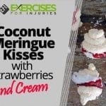 Coconut Meringue Kisses With Strawberries and Cream