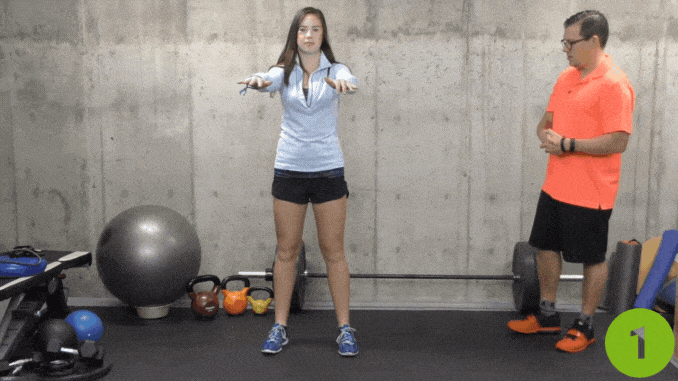Half Squat - best knee strengthening exercises