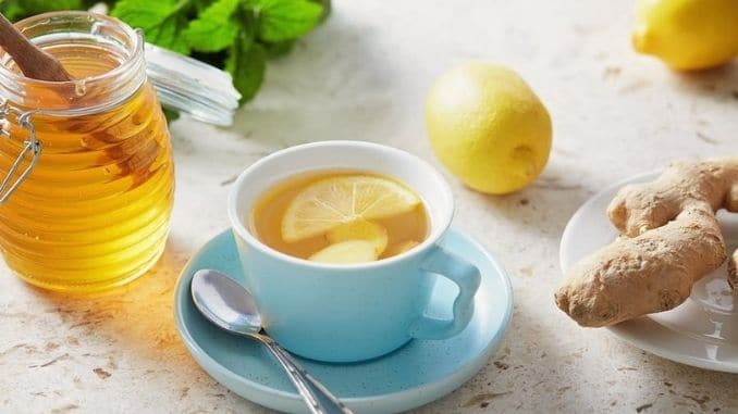 Lemon-and-ginger-tea