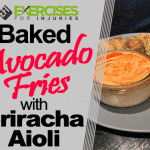 Baked Avocado Fries with Sriracha Aioli