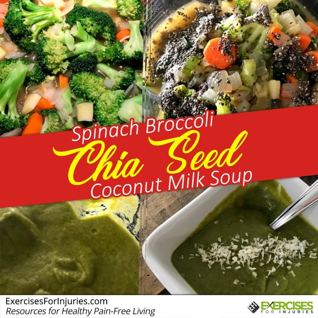 Spinach Broccoli Chia Soup