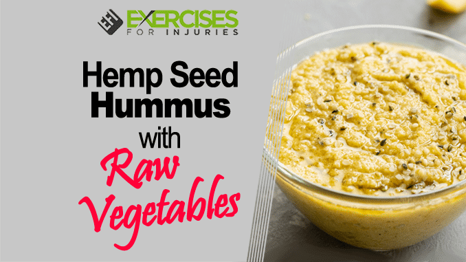 Hemp Seed Hummus with Raw Vegetables