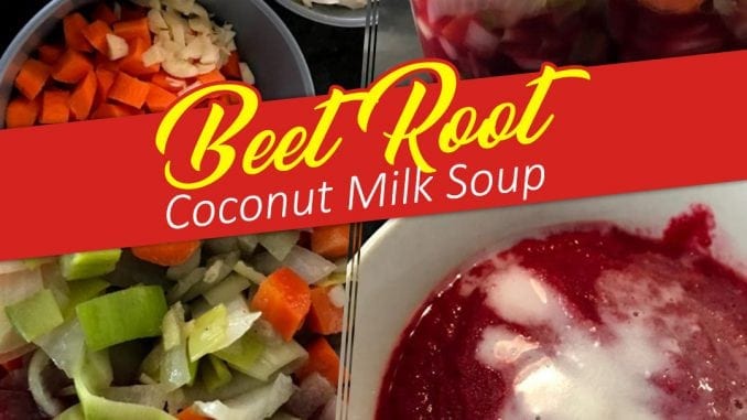 Beet Root and Coconut Milk Soup
