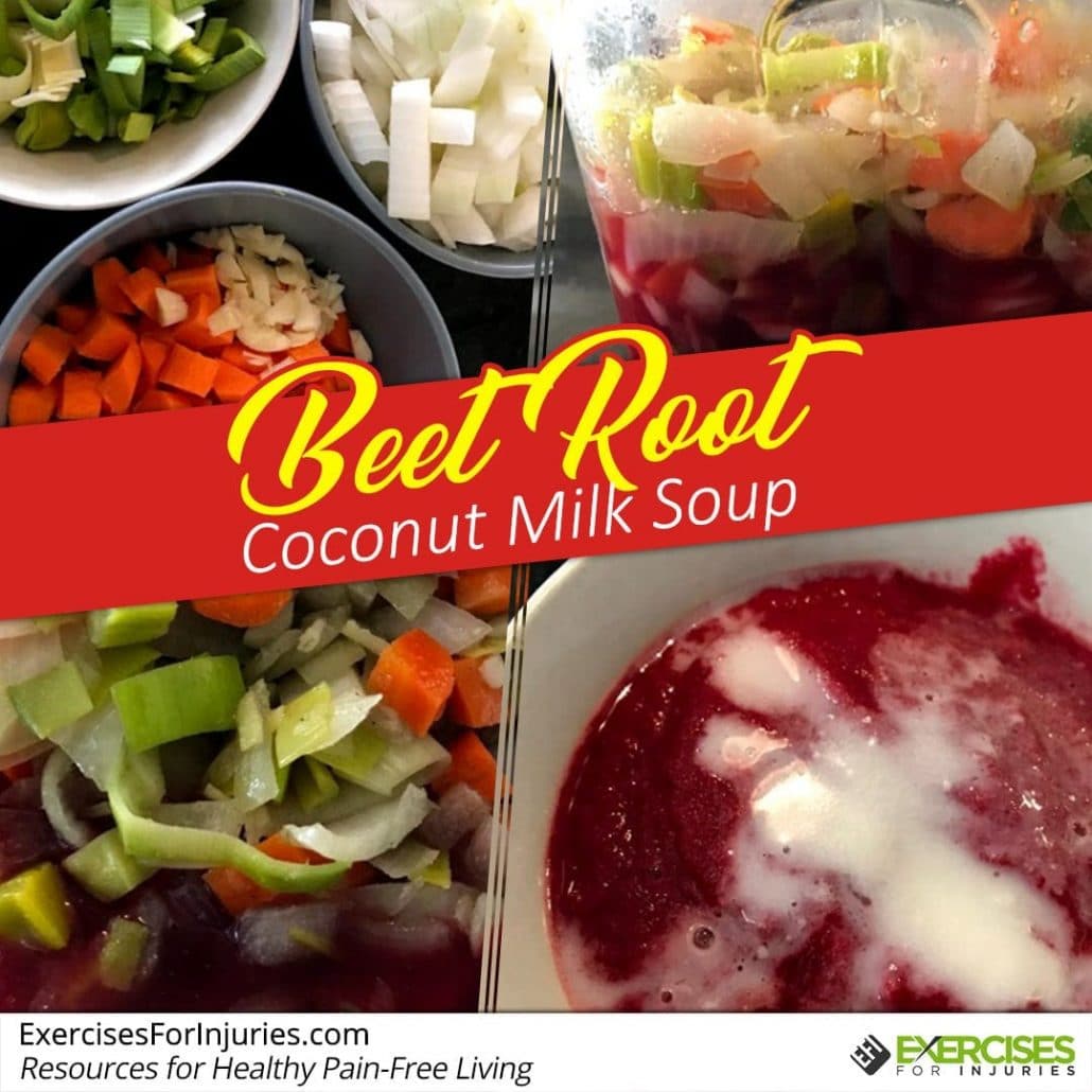 Beet Root and Coconut Milk Soup