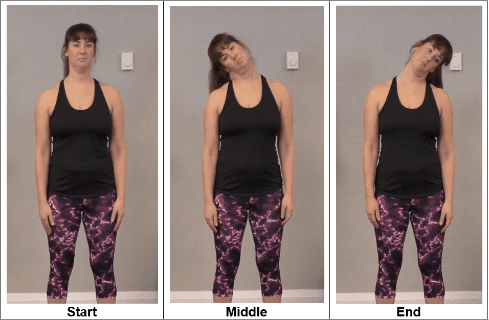 Alternating Ear to Shoulder - Stretches to Relieve a Tight Sore Neck
