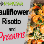 Cauliflower Risotto & Prawns