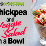 Chickpea and Veggie Salad in a Jar