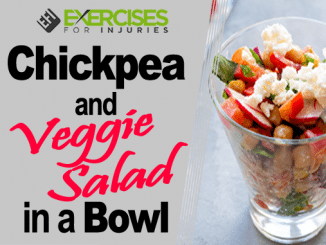 Chickpea and Veggie Salad in a Jar