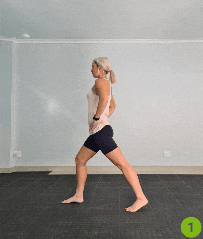 Lunge - psoas release stretch