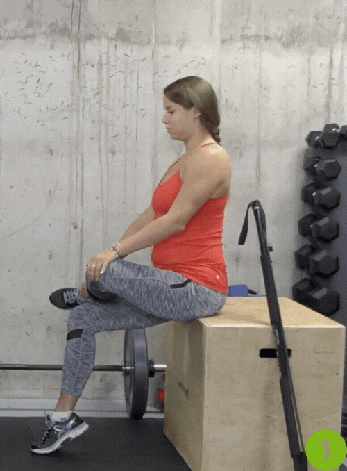 Cross-over Leg Stretch- stretches after walking
