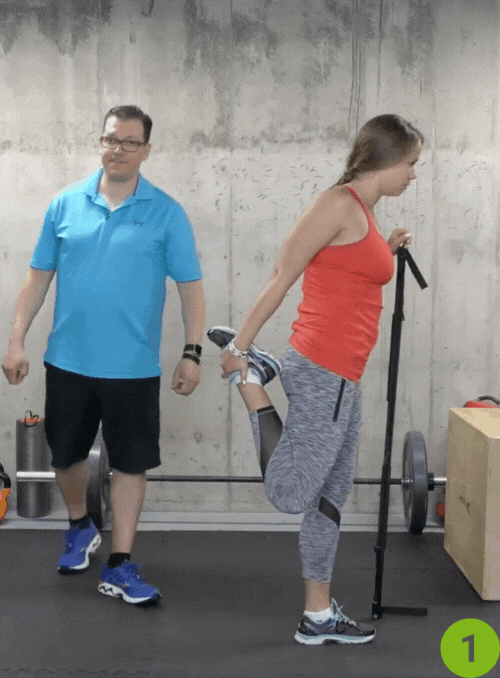 Standing Calf Stretch (Gastrocnemius)-  stretches after walking