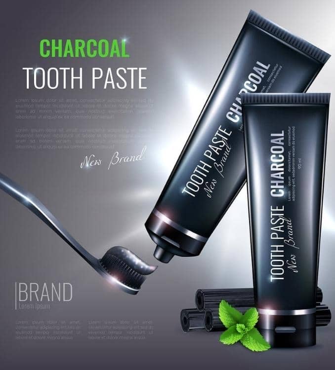 charcoal tooth paste