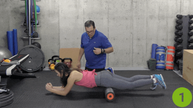 Foam Rolling Out the Quads- how to increase hip flexibility