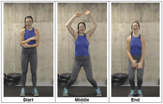Jumping Jacks - Winter Exercises to Prevent Injuries