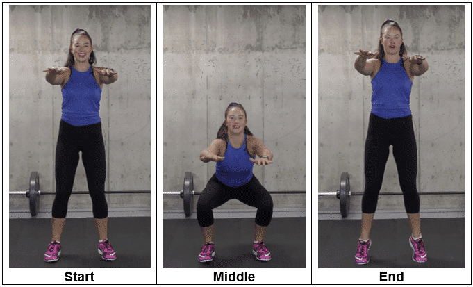 Squat to Calf Raise - Microbreak Stretches to Boost Your Productivity and Energy