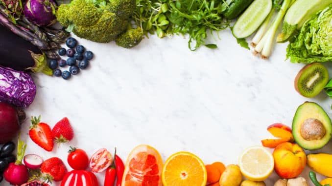 leafy green and fruits - how to make broken bones heal faster