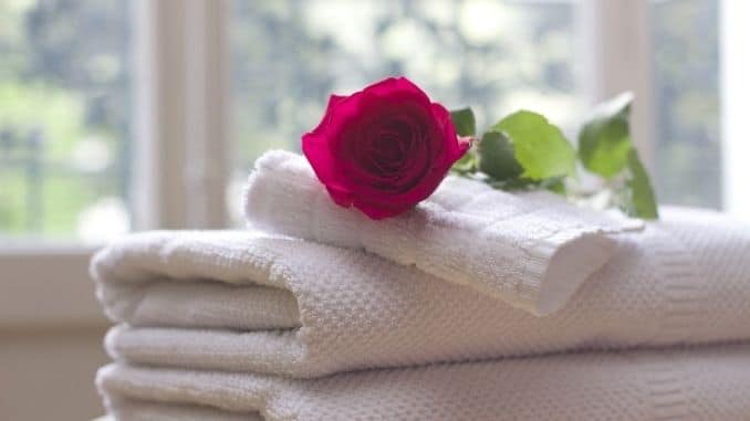 towel-rose