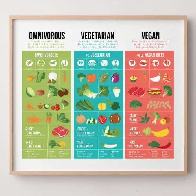 Omnivorous, Vegetarian, and Vegan Diets