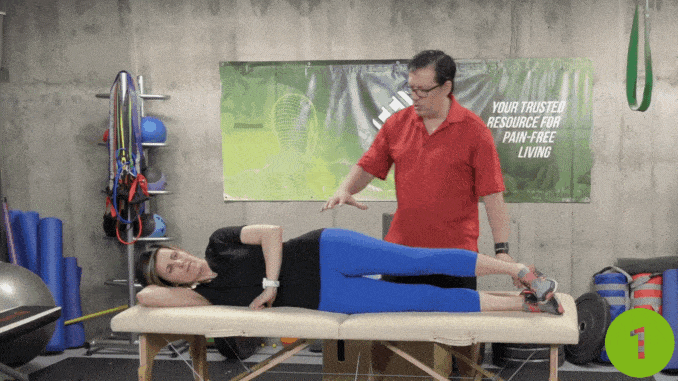 Side-Lying Leg Raise - Exercises for Hip Pain Arthritis