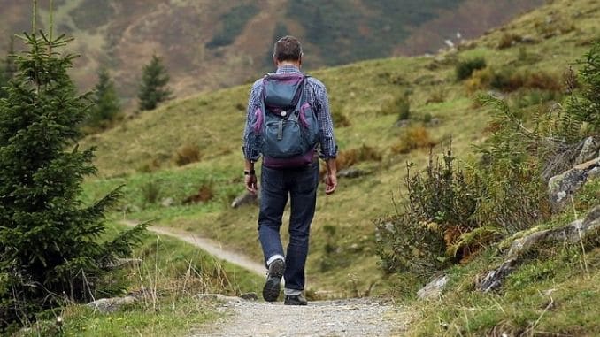 backpack-hike-away-path