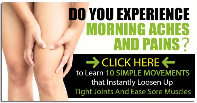 Promotional Blog Graphic for Top 10 Morning Movements to Loosen Up Your Joint